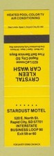 Capa Matchbook - Stardust Motel Rapid City SD Crystal Kleen lavagem de carro comprar usado  Enviando para Brazil