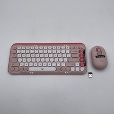 Usado, Combo Logitech POP ICON, combo teclado e mouse Bluetooth - Rosa comprar usado  Enviando para Brazil
