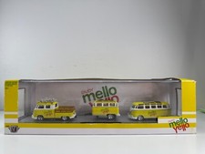 Lote de reboque microônibus M2 Machines Mello Yello 1960 VW Volkswagen cabine dupla caminhão comprar usado  Enviando para Brazil