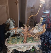 Vintage capodimonte lamp for sale  BURNLEY