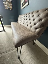 studded leather chair for sale  BOURNEMOUTH