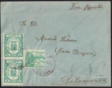 ESPAGNE 1937 Fiscal 2x 15c EFFECTOS DE COMERCIO Ed.129 sur LSC de VILLARMUERTO comprar usado  Enviando para Brazil