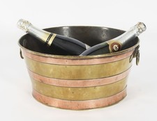 Refrigerador de vinho antigo de latão e cobre por volta de 1820 século XIX comprar usado  Enviando para Brazil