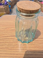 Aqua glass container for sale  Vandergrift