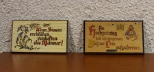 Holzschild lustigen spruch gebraucht kaufen  Birkenau