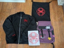 Jaqueta e bolsa Spider-man: Into The Spider-verse Sony Pictures animação filme equipe comprar usado  Enviando para Brazil