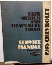 1978 Chevrolet Dealer Truck Service Manual Suplemento Médio H/D 40-95 Original, usado comprar usado  Enviando para Brazil