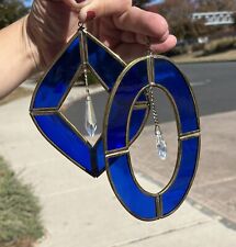 Blue stained glass for sale  Joint Base Mdl