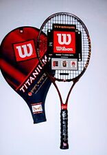 Raquete de tênis Wilson Titanium Soft Shock com capa. comprar usado  Enviando para Brazil