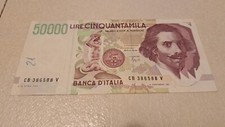 Banconota lire 50000 usato  Roma