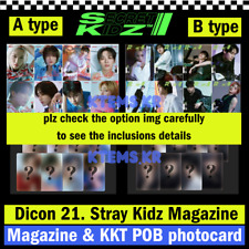 Usado, Cartão fotográfico Stray Kids Dicon revista KKT conversa de cacau presente pob Stray Kidz 21º comprar usado  Enviando para Brazil