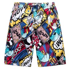 Shorts de praia havaiano masculino verão cordão festa de férias calças curtas confortáveis comprar usado  Enviando para Brazil