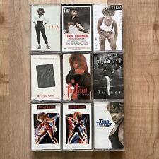 9x TINA TURNER Cassette Tape Lot: RARE Wildest Dreams Live In Europe Break Rule, usado comprar usado  Enviando para Brazil