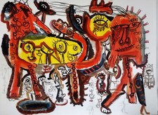 Peinture art brut d'occasion  Bonnieux