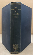 An Introduction to Logic - H. W. B. Joseph - Antique Hardback - Oxford 1916, usado comprar usado  Enviando para Brazil