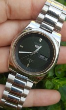 vintage Seiko 5 automático 21 joias mostrador preto data do dia do Japão data do dia comprar usado  Enviando para Brazil