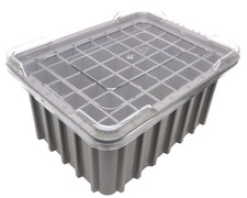 Usado, Caixa de amostra Lewis Bins com divisor e tampa personalizável DC-1050 11"L x 8"W x5"H comprar usado  Enviando para Brazil