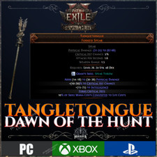 PATH OF EXILE 2 💎JĘZYK TANGLETONOWY NOWY UNIKALNY 💎NAJLEPSZA BROŃ DLA LIGI MYŚLIWSKIEJ POE2 na sprzedaż  PL