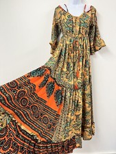 Orange gypsy dress for sale  PLYMOUTH