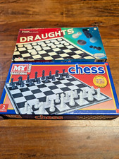 Chess draughts board for sale  ALDERSHOT