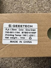 Geeetech 1.75mm filament for sale  SOUTHAMPTON