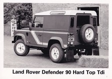 LAND ROVER DEFENDER 90 HARD TOP Tdi, VISÃO LATERAL TRASEIRA, FOTO DE ÉPOCA. comprar usado  Enviando para Brazil