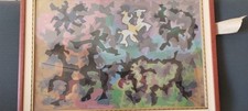 Quadro tempera cartone usato  Napoli