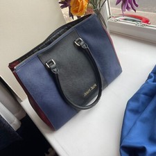 Usado, Bolsa bloco Armani Jeans alça superior - Lona - Preto / Azul marinho / Vermelho  comprar usado  Enviando para Brazil
