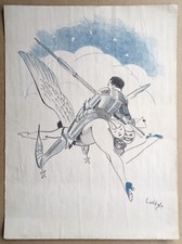 Lithographie ancienne carlègl d'occasion Lithographie ancienne carlègl d'occasion  Paris II