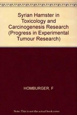 Syrian hamster toxicology for sale  USA