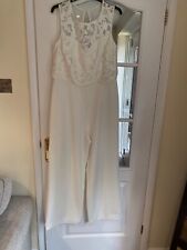 Ladies white jumpsuit for sale  BRACKNELL