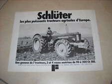 Schluter tracteur gamme d'occasion  France