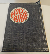 1970 Holy Bible New Testament Denim Cover Nelson, usado comprar usado  Enviando para Brazil
