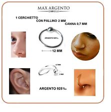 Orecchino piercing cerchio usato  Massa di Somma
