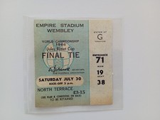 Ticket 1966 cup for sale  BLACKPOOL