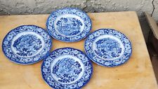 4 piezas. Placa Straffordshire Liberty Blue 6" segunda mano  Embacar hacia Argentina