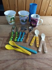 Kinderbecher kinderbesteck set gebraucht kaufen  Lautertal