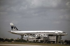 Aircraft Slide - Lineas Aereas Del Caribe DC-8 HK-2632-X @ Miami 1996 (A067) comprar usado  Enviando para Brazil