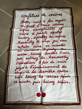 Torchon recette ancien d'occasion  Bordeaux-