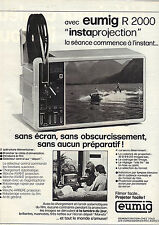 Publicite 1975 eumig d'occasion  Le Luc