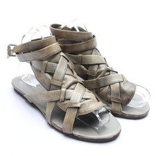 Riemchensandalen chloé grau gebraucht kaufen  Hamburg