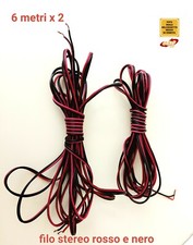 Cavo stereo 2x6metri usato  Zibido San Giacomo
