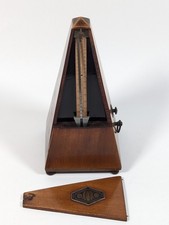 Temporizador musical pirámide de madera metrónomo Maelzel Francia vintage - funcionando segunda mano  Embacar hacia Mexico