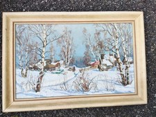 Large vintage oil for sale  BANBRIDGE