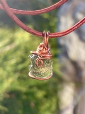 Genuine moldavite pendant for sale  SCARBOROUGH