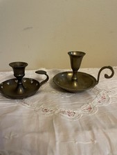 Vtg brass chamberstick for sale  Billings
