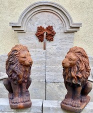 Paar löwen steinguss gebraucht kaufen  Neustrelitz