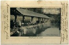 Cpa dozulé lavoir d'occasion  Hérouville-Saint-Clair