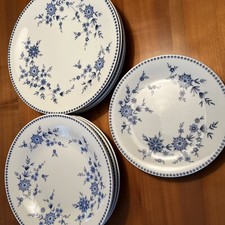 Geschirr weiss blau gebraucht kaufen  Niederstotzingen