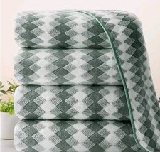 Conjunto de toalhas de banho pacote com 4-35x70 toalhas, 600GSM microfibras ultra macias toalha de banheiro... comprar usado  Enviando para Brazil